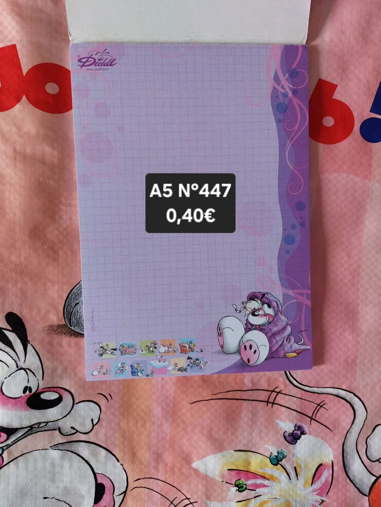 1 feuille diddl A5 N°447